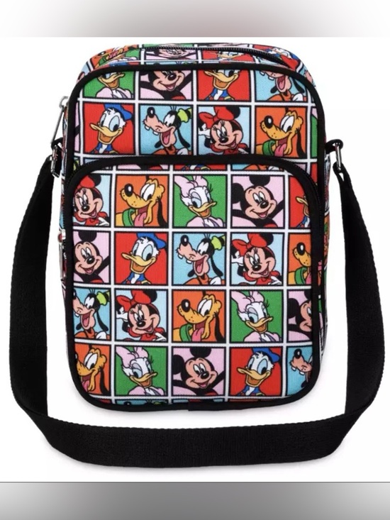 Disney Parks Handbags - DISNEY PARKS (Sold Out) Crossbody Bag - Mickey Mouse and Friends Pattern